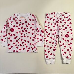 Petidoux Valentines Hearts Pima PJs 1